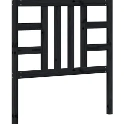 Vidaxl Tête de lit Noir 96x4x100 cm Bois massif de pin 817824 Discount