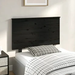 Vidaxl Tête de lit Noir 94x6x82,5 cm Bois massif de pin 819154 Sale