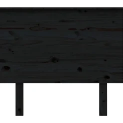 Vidaxl Tête de lit Noir 94x6x82,5 cm Bois massif de pin 819154 Sale