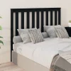 Vidaxl Tête de lit Noir 126x6x101 cm Bois massif de pin 818514 Discount