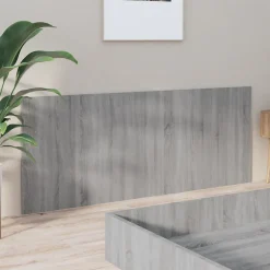 Vidaxl Tête de lit Sonoma gris 200x1,5x80 cm Bois d'ingénierie 816977