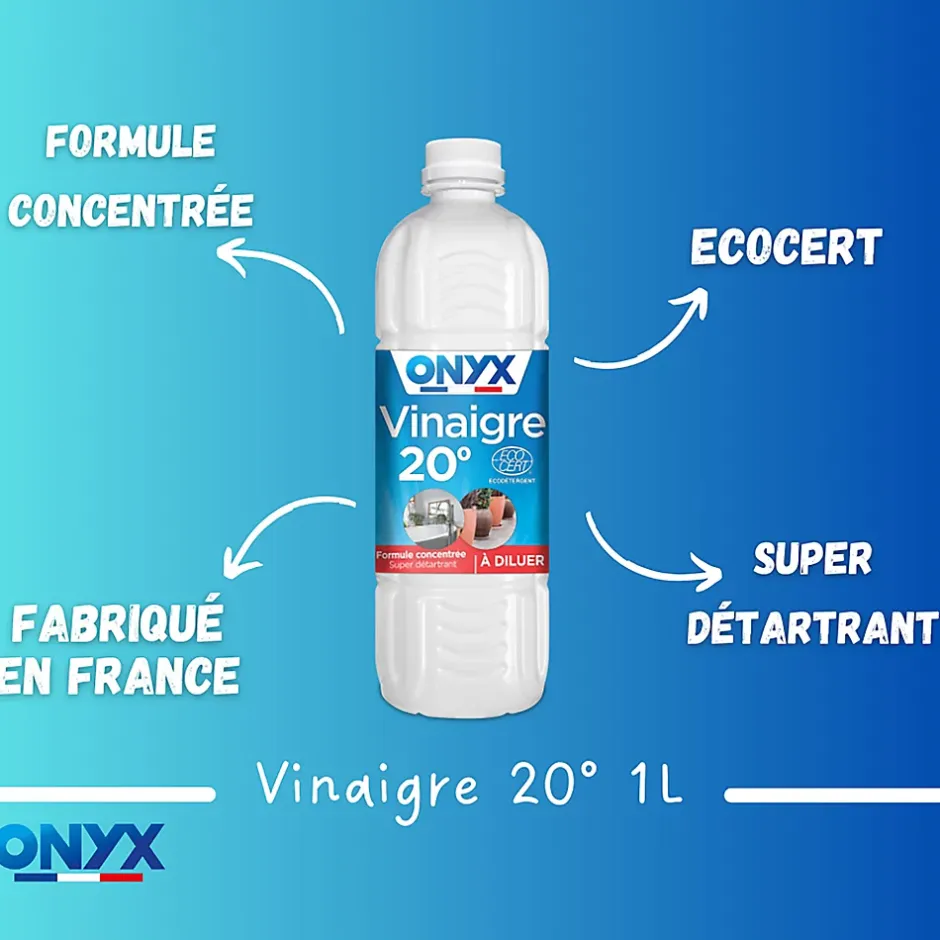 Onyx Vinaigre 20° formule concentrée 1L Outlet