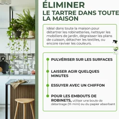 Starwax Vinaigre blanc détartrant pulvérisateur 14° 1L