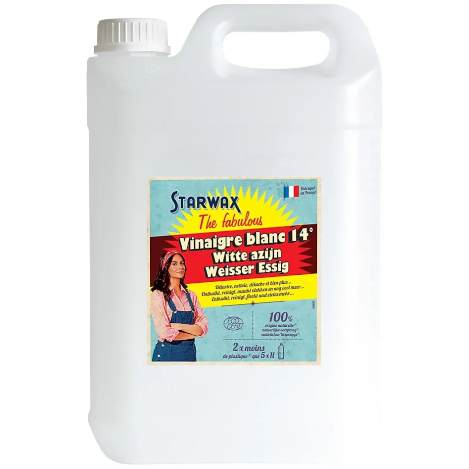 Starwax Fabulous Vinaigre blanc ménager 14° Fabulous 5L Hot