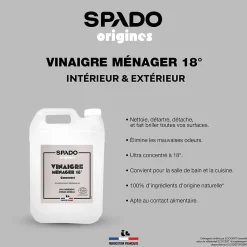 Gloss Vinaigre blanc ultra concentré 18° Spado Origines Sale