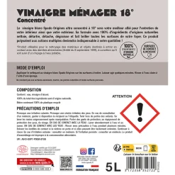 Gloss Vinaigre blanc ultra concentré 18° Spado Origines Sale