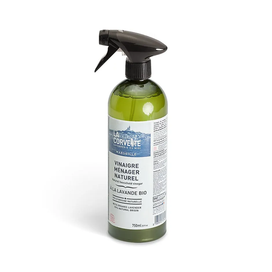 Vinaigre ménager ECOCERT parfumé à la lavande bio La Corvette 750ml Discount