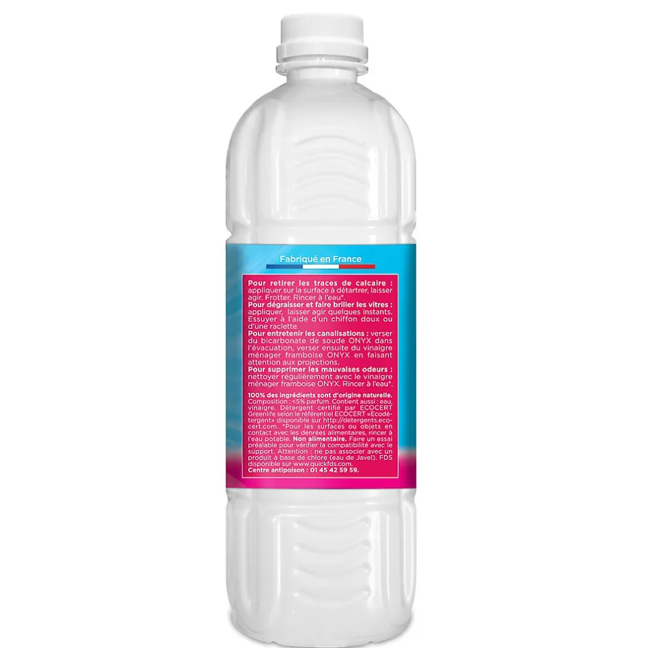 Onyx Vinaigre ménager parfum framboise 1L