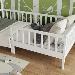 Enfant Vitalispa® Vitalispa Lit cabane Blanc 90x200 cm