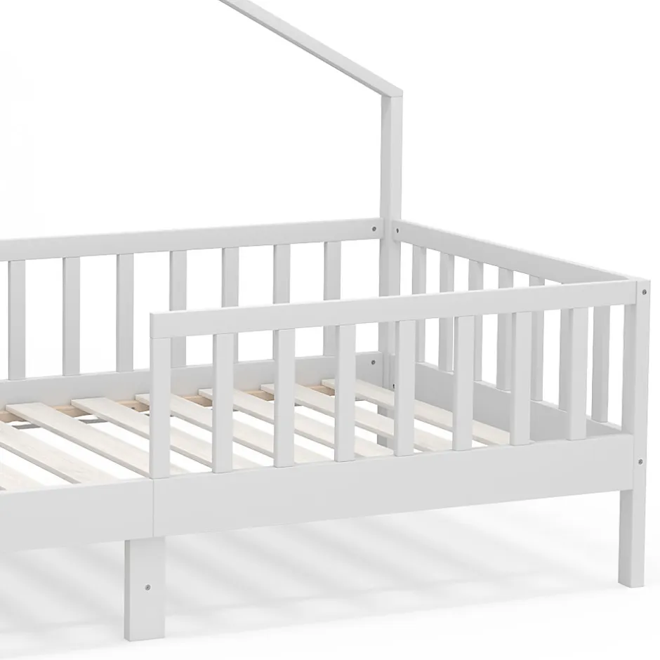 Enfant Vitalispa® Vitalispa Lit cabane Blanc 90x200 cm