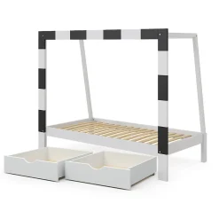 Enfant Vitalispa® Vitalispa Lit denfant Blanc 80x160 cm avec tiroir