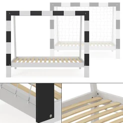 Enfant Vitalispa® Vitalispa Lit denfant Blanc 80x160 cm sans matelas
