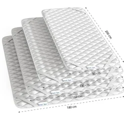 Vitalispa® Vitalispa Protège-matelas Blanc 160x200cm