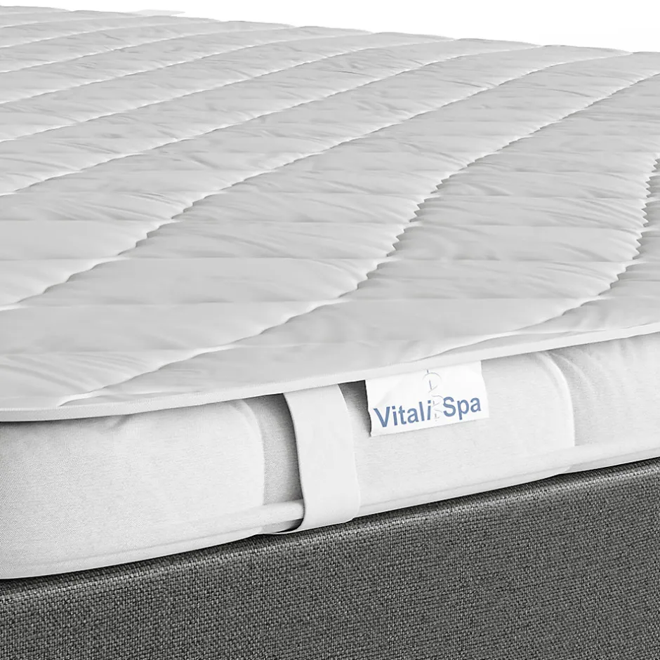 Vitalispa® Vitalispa Protège-matelas Blanc 160x200cm Surpiqûre