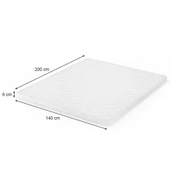 Vitalispa® Vitalispa Protège-matelas Blanc 140x200cm