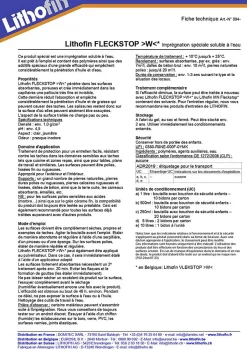 Lithofin Vlekstop W - Imprégnation spéciale pour la brique, la pierre et le béton - - 1 L